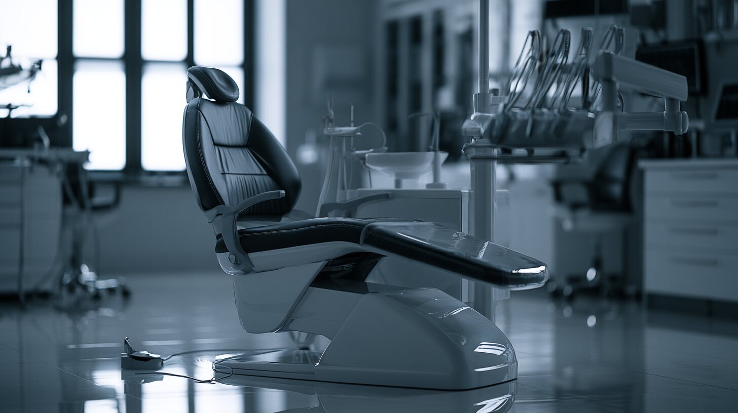 A clean, modern dental operatory ready for a patient